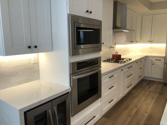 Undercabinet lighting provides task and accent lighting