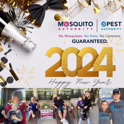 The best year is yet to come! Happy New Year to all Mosquito Authority & Pest Authority customers.