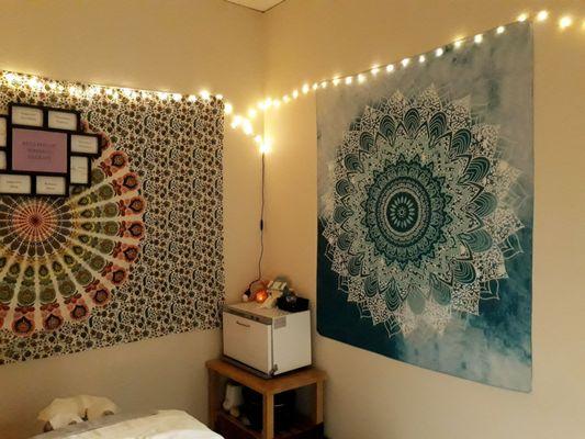 Wall Art in Room Dimmable Lighting