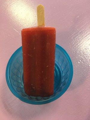 Chamoy popsicle