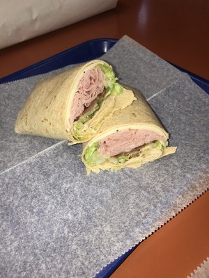 Ham & cheese wrap!