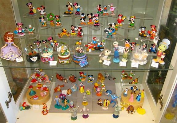 Various Walt Disney collectible figurines