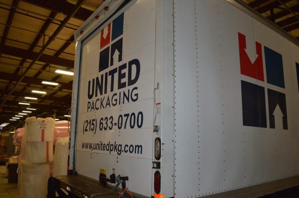 Look for our United Packaging trucks daily on the road!