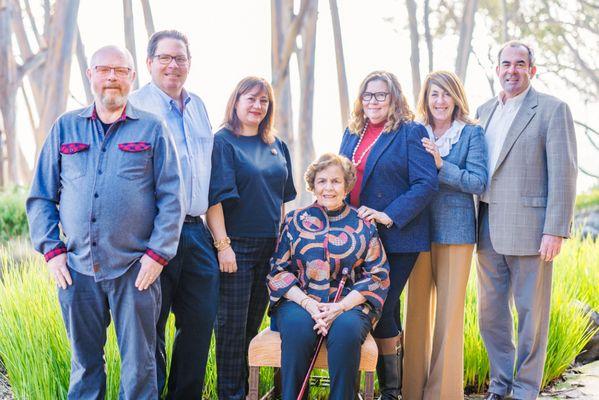 Holiday shoot with the whole family in Mill Valley.