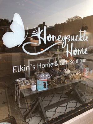 Honeysuckle Home Elkins front window, come take a look!