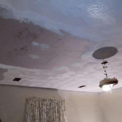 TravisBaud's Custom Woodworking & Handyman Services
Plaster repair job on a ceiling.