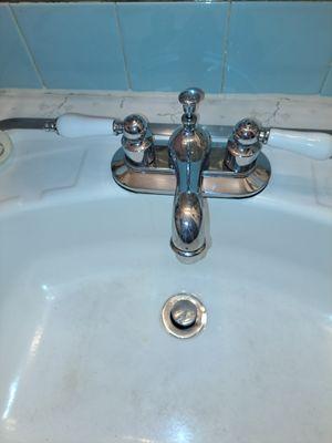 After pic of the sink