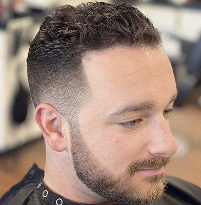 Men's classic haircut