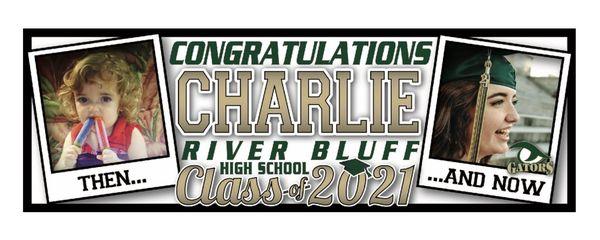 Senior Graduation banner specials available!