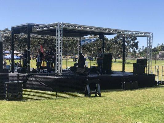 Stage at Coronado Tidelands Park