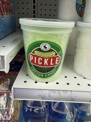 Pickle cotton candy