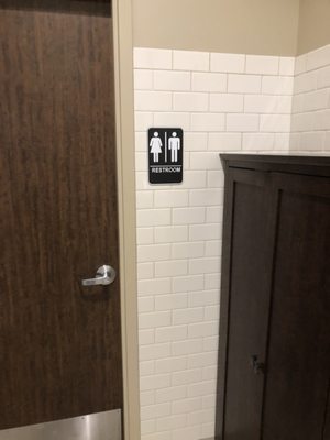 Restroom signs are interesting