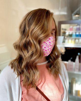 Balayage & cut by Aly