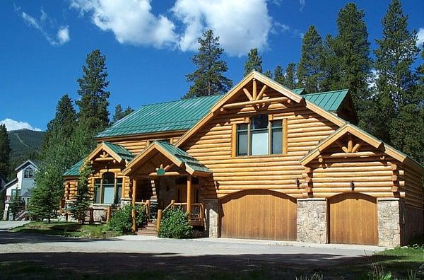 Log home in Breckenridge.