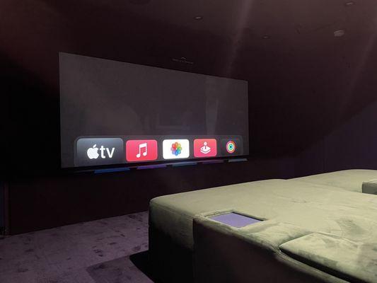 Custom Home Theater room in Los Angeles With THX