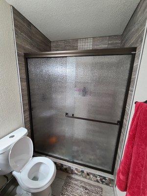 Shower sliding door