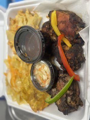 Jerk chicken $18