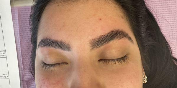 Brow wax, tint, and lamination