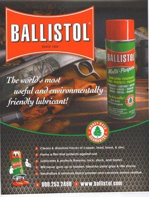 Ballistol...we are the ONLY Dealer in Town, selling this fantastic cleaner.