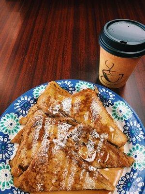 French toast with coffee special