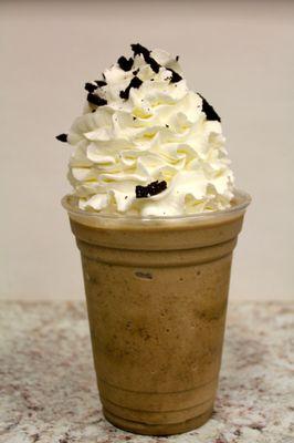 Hickory Creme Coffee Shake! Coffee, ice cream, oreo cookies all blended up into a delicious creamy shake.