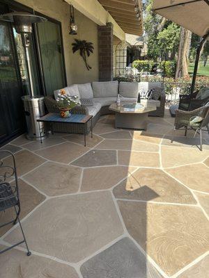 New patio