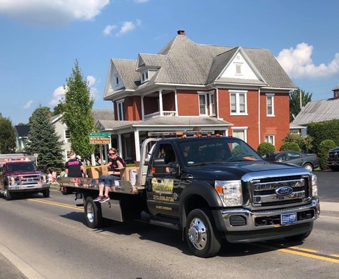 Bing's Auto participating in a Mifflinburg parade last year.