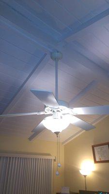 Ceiling fan Installed