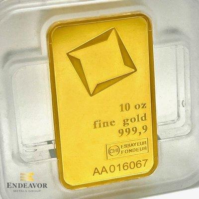 10 oz. Gold Bar .9999