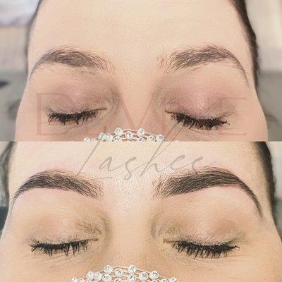 Brow Threading and Brow Tint