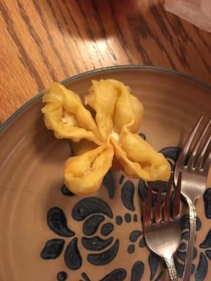 Cheese wonton