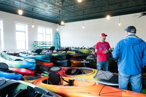 The kayak showroom loft