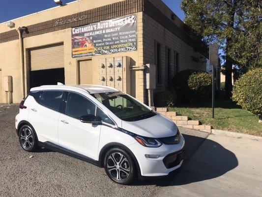 Full detail buffing, polish, wax and Interior detail of 2017 Chevy Volt