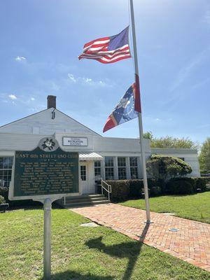 African American Military Museum, formerly a USO during segregation, primarily for AA soldiers who contributed to .