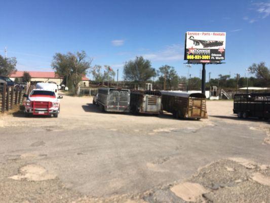 The cattle being brought in off of the  ranches