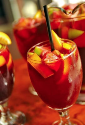 FRESH FRUIT, made daily Sangria!