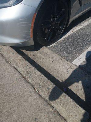 Scraped a brick column on my 2019 Vette. Do you do this type work or know someone who can?