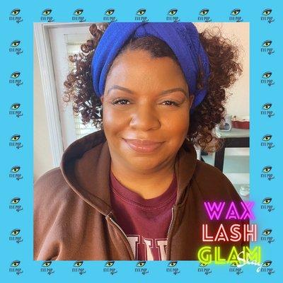 Soft GLAM Makeup, Brow POP - Wax and Tint, Soft POP Classic Lash extensions