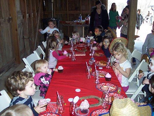 Birthday Party in the Party Barn