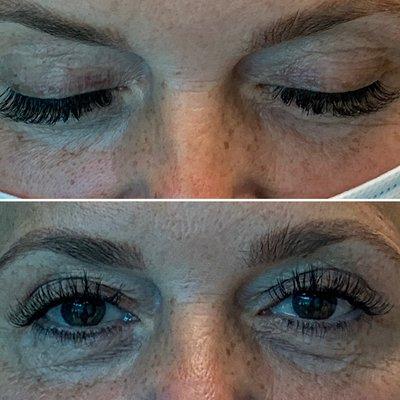 La natural 
Natural style lash extensions