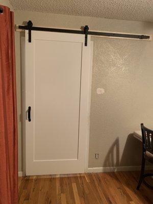 Install Of Sliding Barn Door