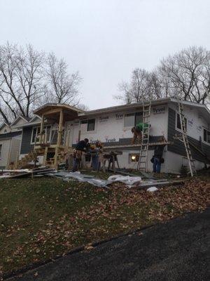 Siding Project in Elkhorn Wisconsin