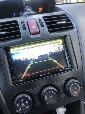 Boss car stereo install back up