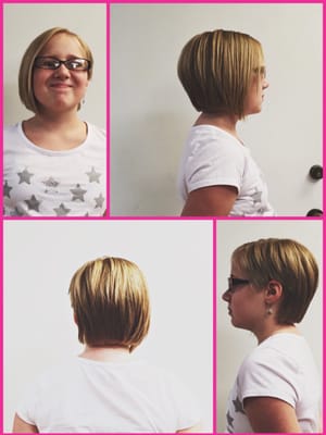 Back to school haircut by Rachael