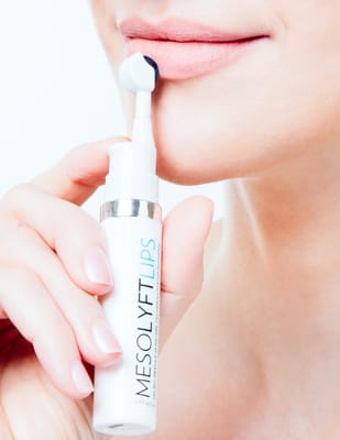 Our innovative micro-needling skincare line boasts a LIP plumper that works instantly www.mesolyft.com