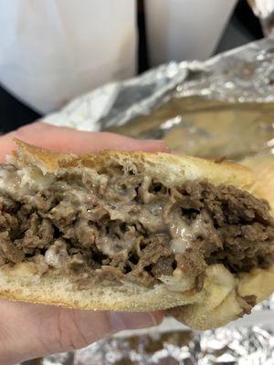 Great cheese steak!