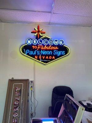 Welcome to Paul's Neon Signs