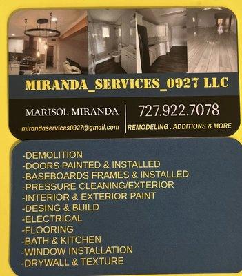 Miranda services