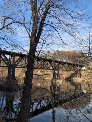 Bridge that we passed along The Ledges trail