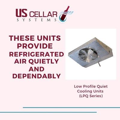 Wine Cellar Refrigeration Systems Low Profile Quiet Cooling Units (LPQ Series)